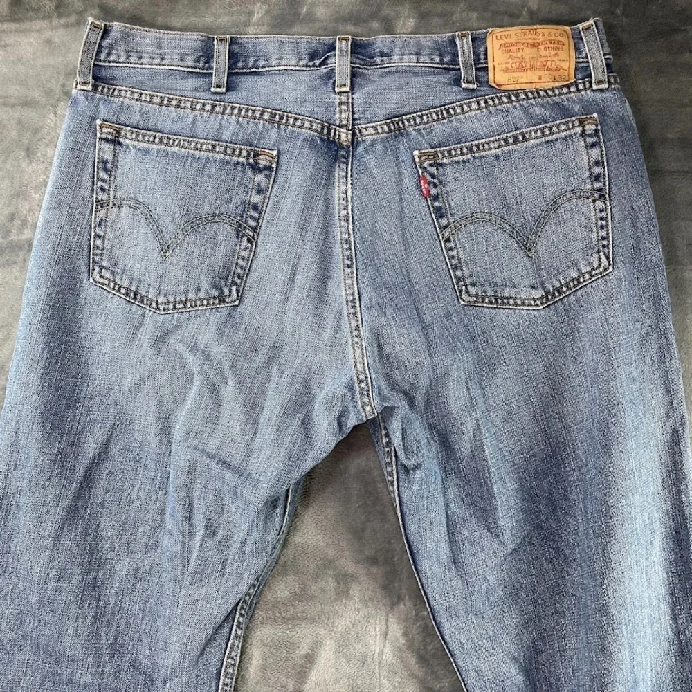 Levi's 527 Y2K Boot Cut Jeans Mens 40x32 Fit 38x32 Blue Denim Medium Wash Cowboy